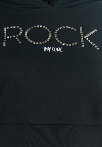 myMo ROCKS Μπλούζα φούτερ σε μαύρο