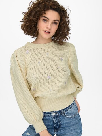 ONLY Sweater 'Vickie' in Beige