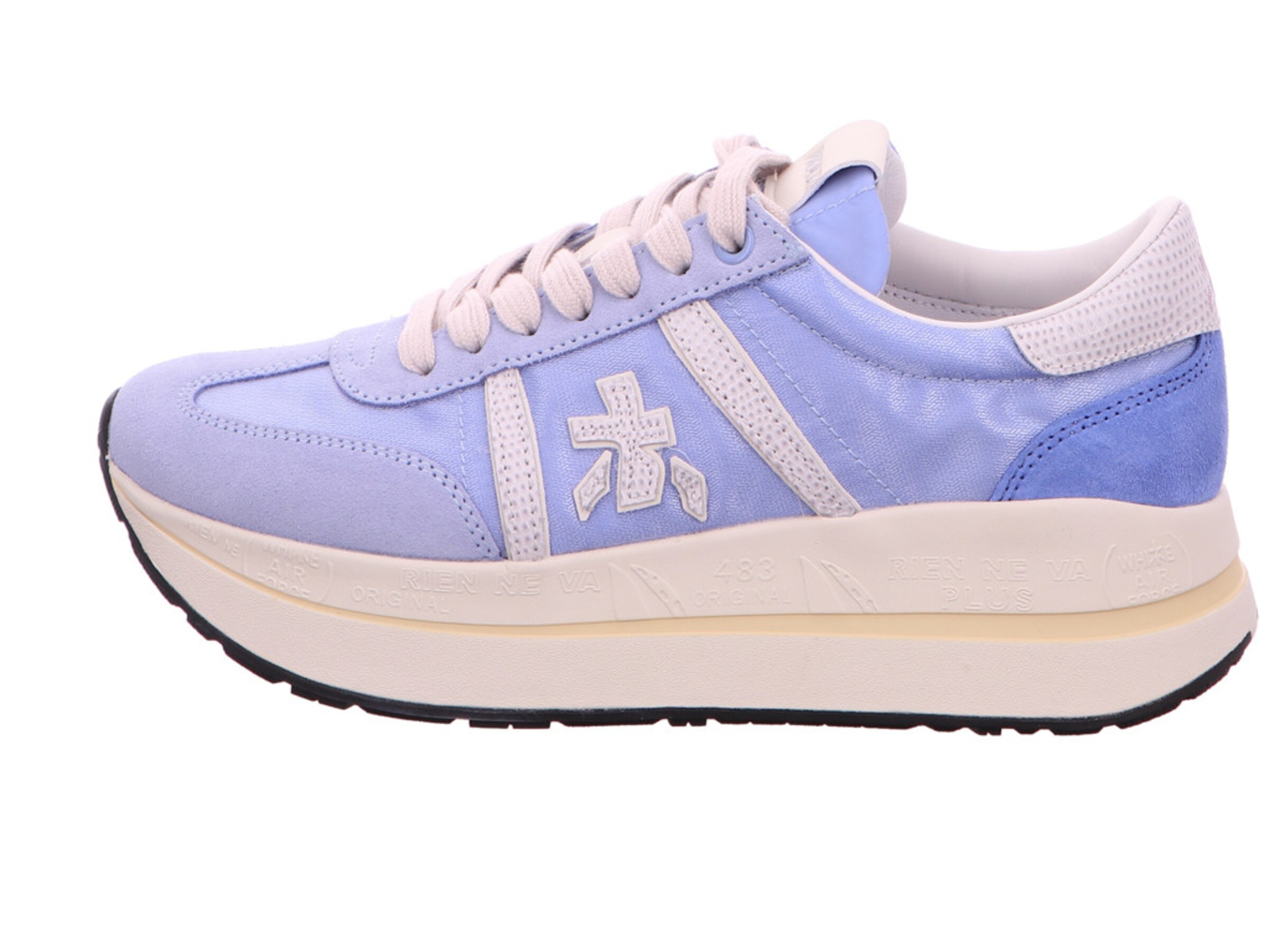 Premiata Sneakers laag in Blauw: voorkant
