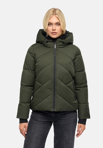 Veste d’hiver ' Shinamii XVI ' MARIKOO en vert : devant