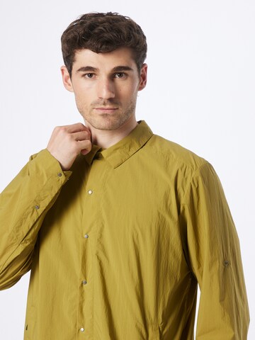 Bergans Regular fit Athletic button up shirt 'Oslo' in Green