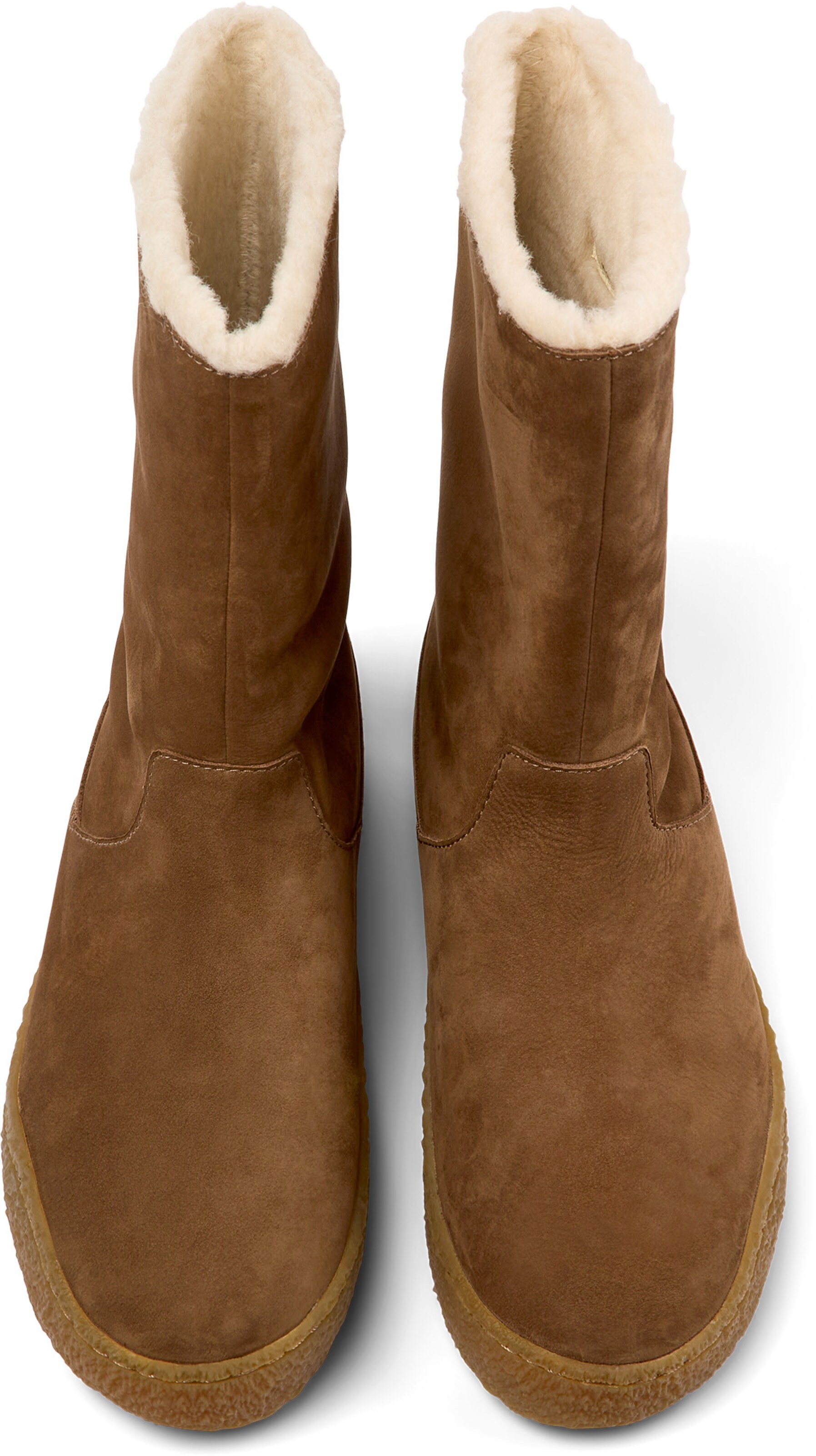 CAMPER Enkellaarsjes 'Peu Terreno' in Bruin