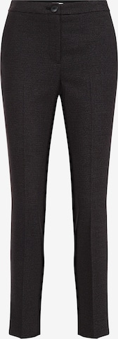 WE Fashion Tapered Trousers in Black: front