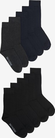 Only & Sons Κάλτσες 'FINCH' σε μαύρο: μπροστά