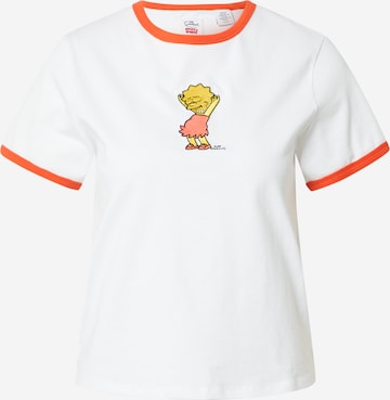 T-shirt 'XSimpsons W Tee' LEVI'S ® en blanc : devant