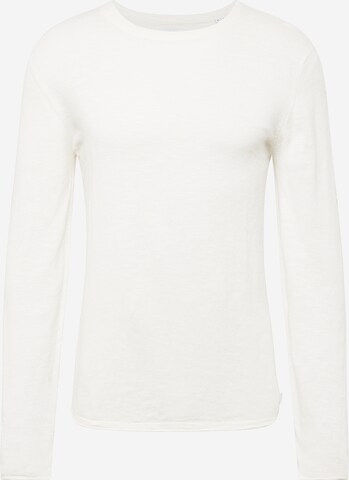 Pull-over 'Elinen' JACK & JONES en blanc : devant