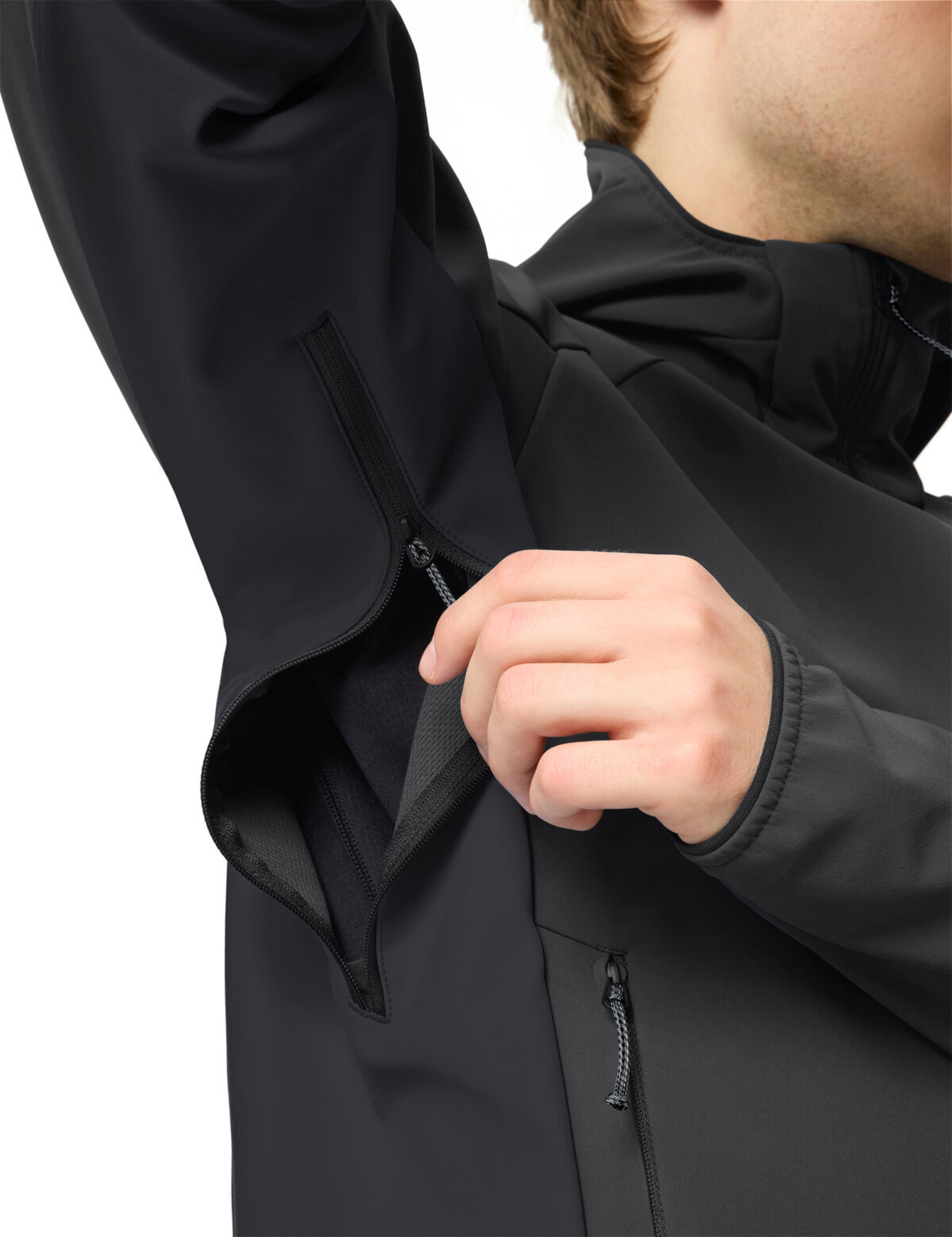 VAUDE Sportjas 'Larice' in Zwart
