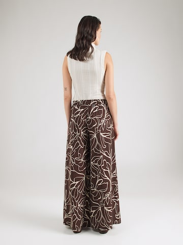 JDY Wide leg Byxa 'JDYVENUS' i brun