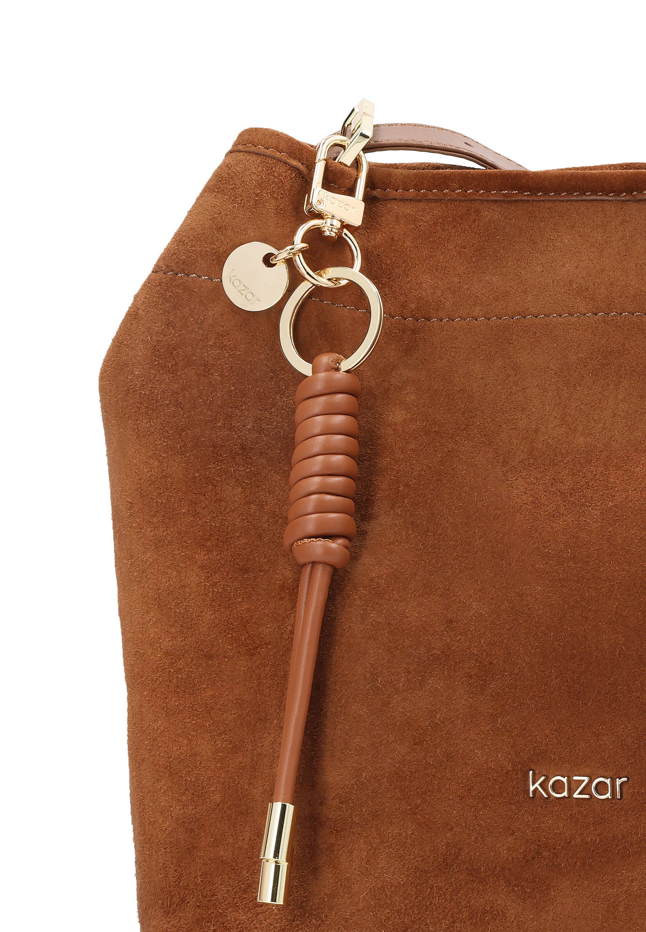 Kazar Key Ring in Brown