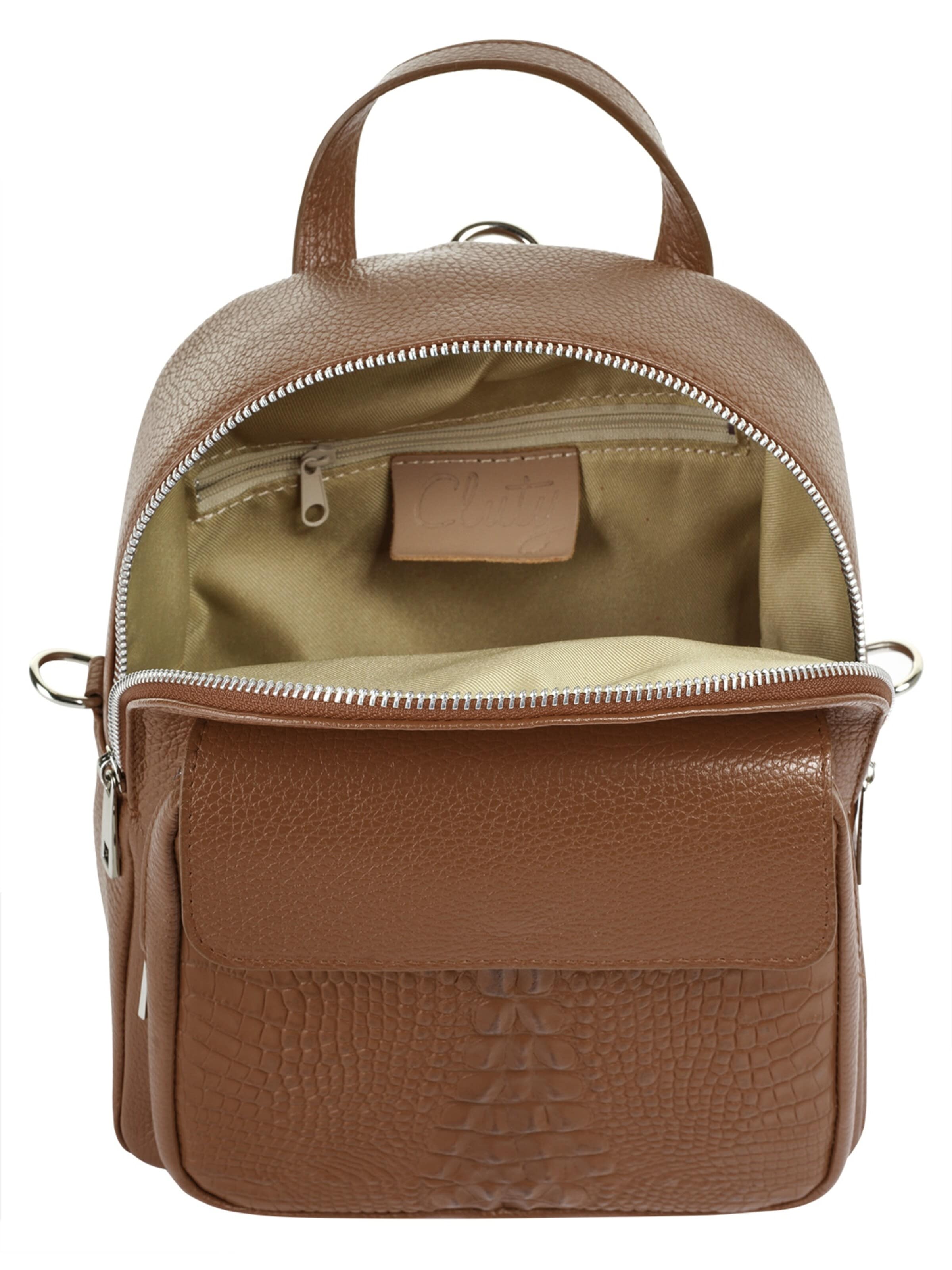 Cluty Backpack in Brown