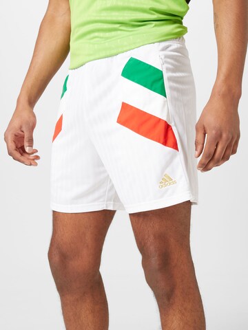 ADIDAS SPORTSWEAR Regular Sports trousers 'Italy' in White