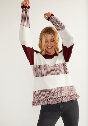 usha FESTIVAL Sweater 'Carnea' in Red