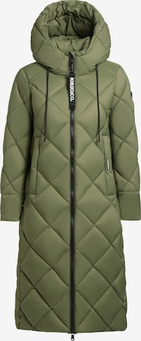 khujo Winter Coat 'Cilia' in Green: front