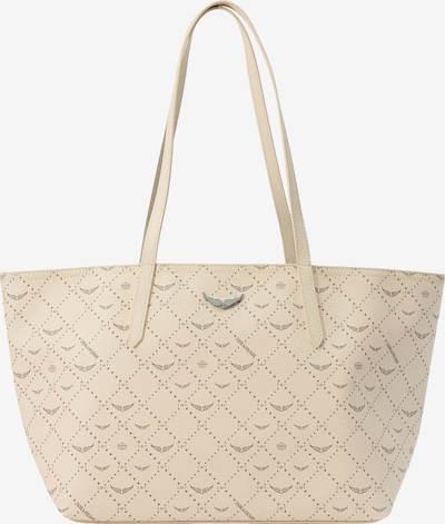 Zadig & Voltaire Ostoskassi värissä tummanharmaa / villanvalkoinen, Tuotenäkymä