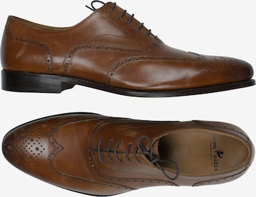 PRIME SHOES Halbschuh 47 in Braun: Vorderseite