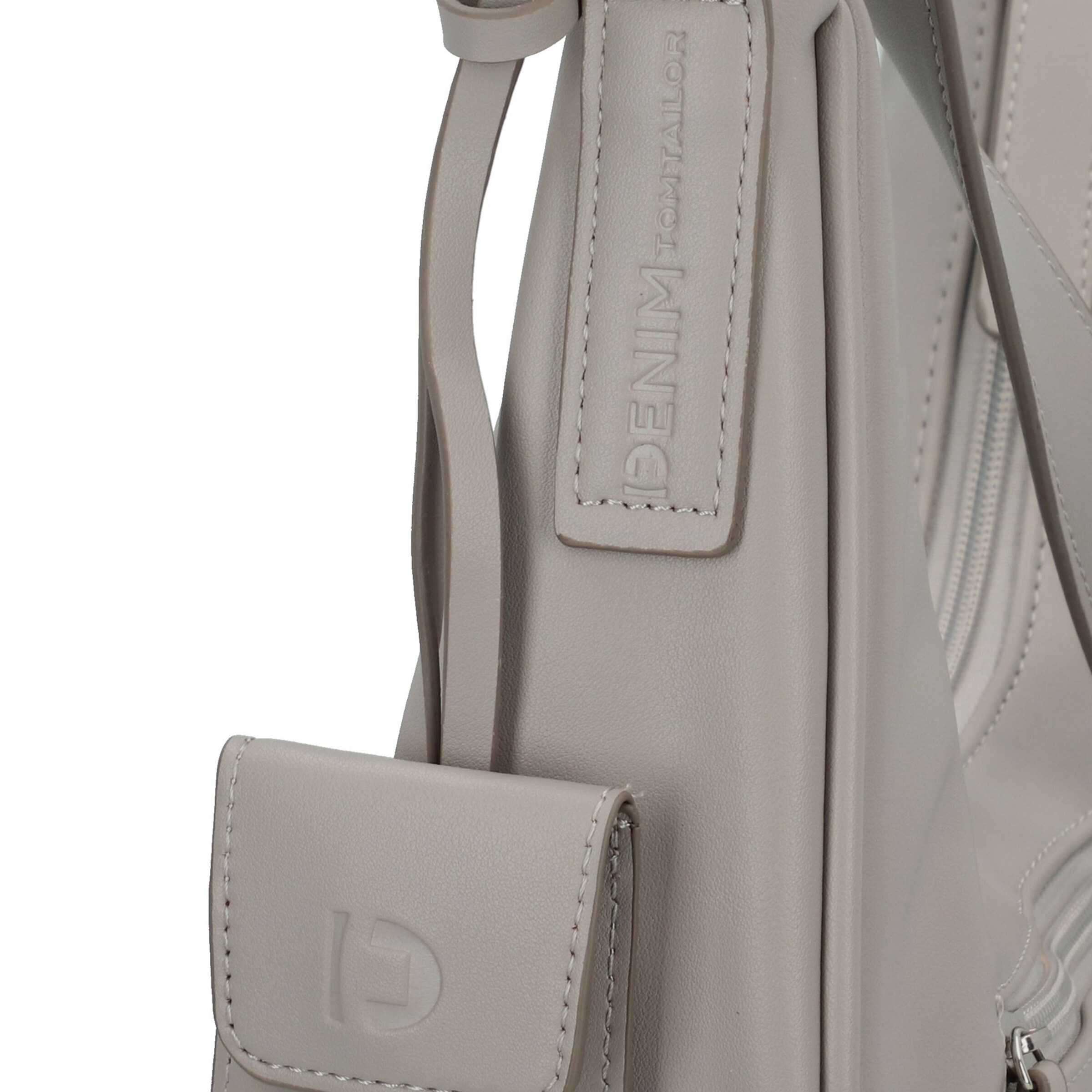 TOM TAILOR DENIM Schoudertas 'Bena' in Grijs