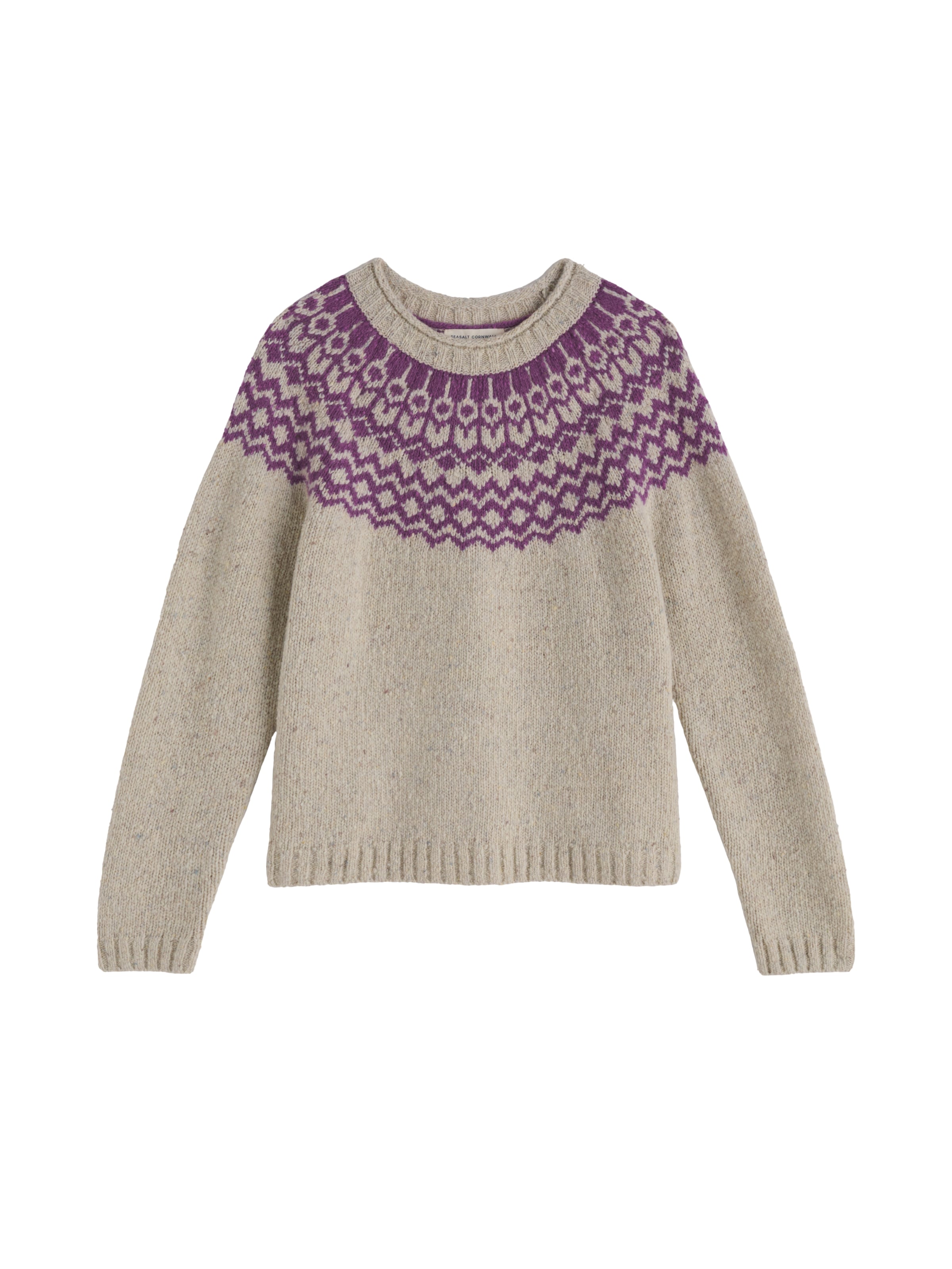 Seasalt Cornwall Pullover 'Port Kinnis' in Weiß: Vorderseite