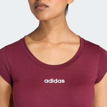 ADIDAS PERFORMANCE - Camiseta funcional 'Hyperglam' en rojo