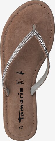 Tamaris T-Bar Sandals in Brown