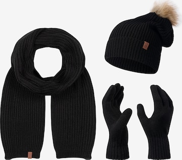 Rock Creek Mütze in Schwarz: Vorderseite