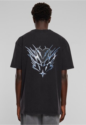 melns MT Upscale T-Krekls ' Cagedchrome'