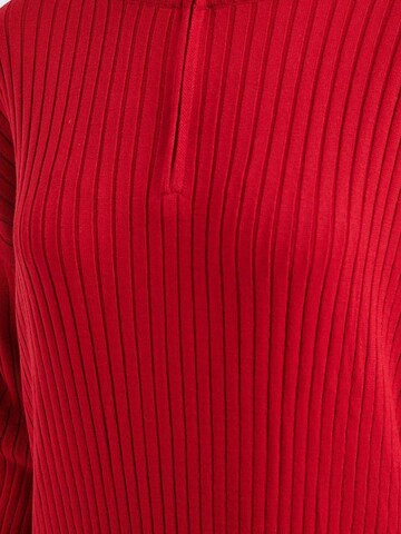 Bigdart Gebreide jurk in Rood