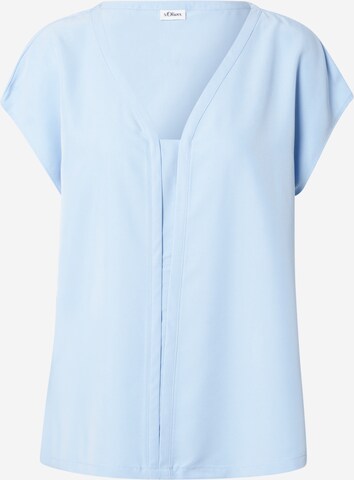 s.Oliver BLACK LABEL Blouse in Blue: front