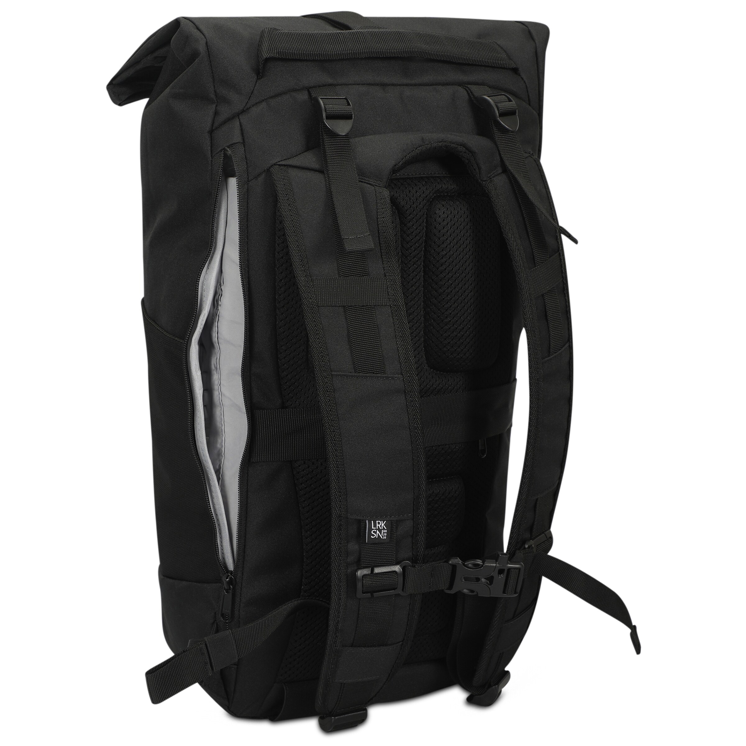 LARKSON Wanderrucksack  'Arvid' in Schwarz: Seite