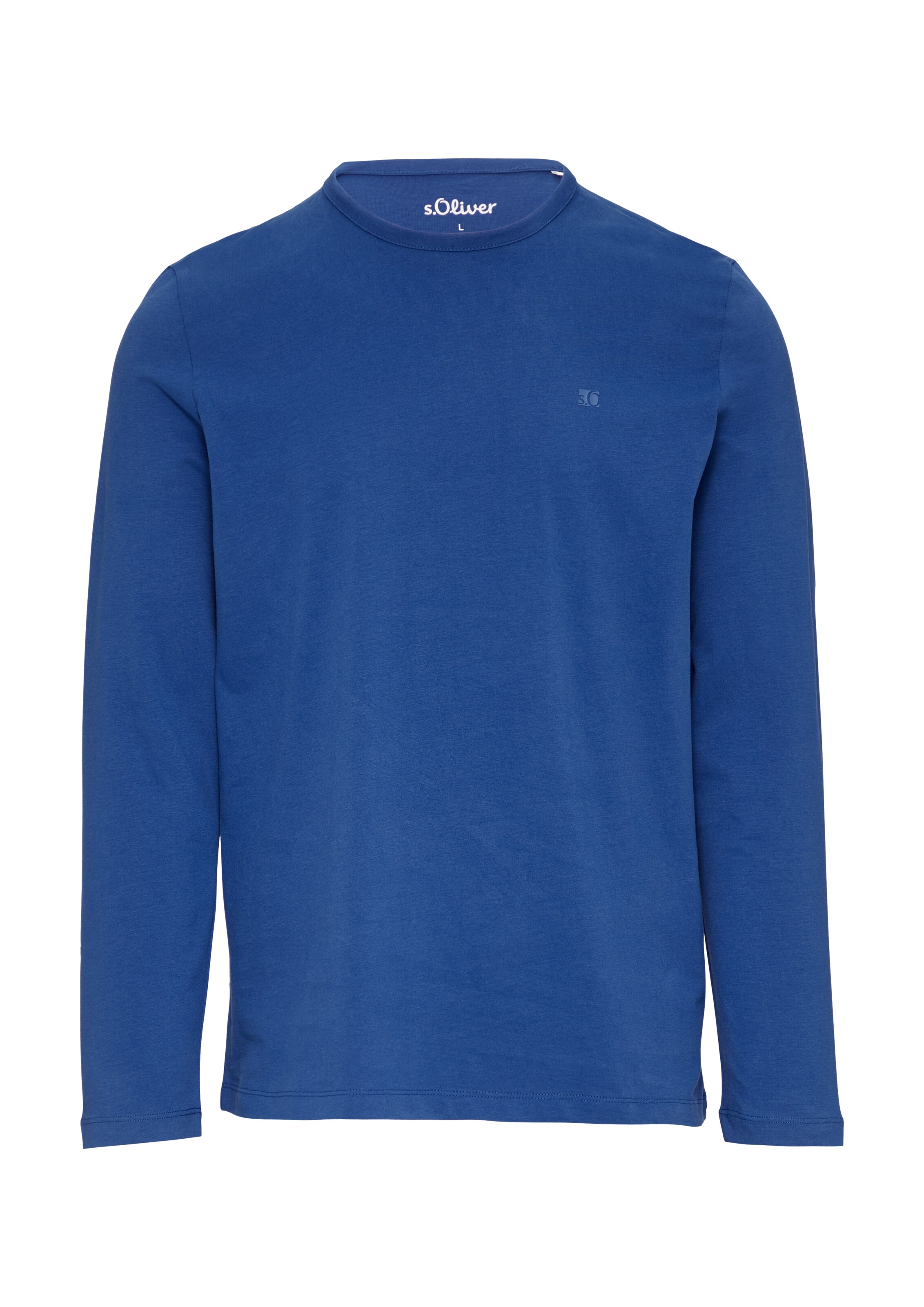 s.Oliver Shirt in Blauw: voorkant