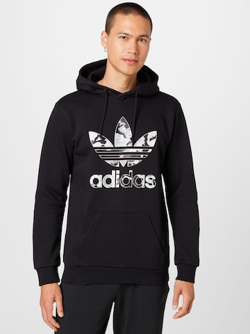 ADIDAS ORIGINALS Sweatshirt 'Camo Series Infill' in Black: front