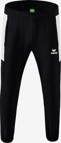 ERIMA Slim fit Workout Pants in Black: front