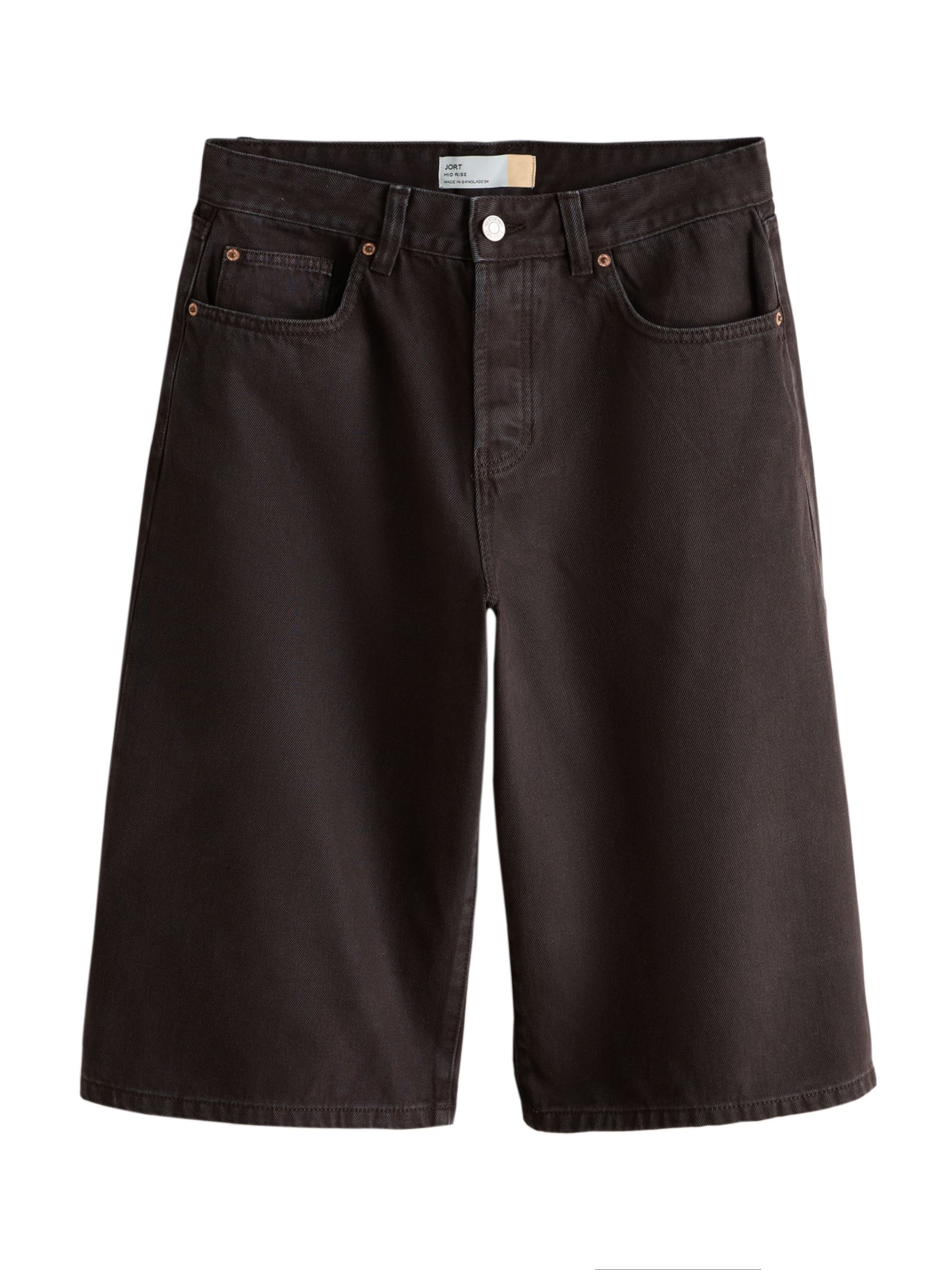 Wide Leg Jean Next en marron : devant