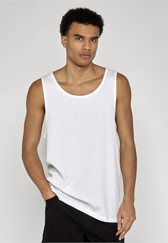 Urban Classics Shirt in Wit: voorkant