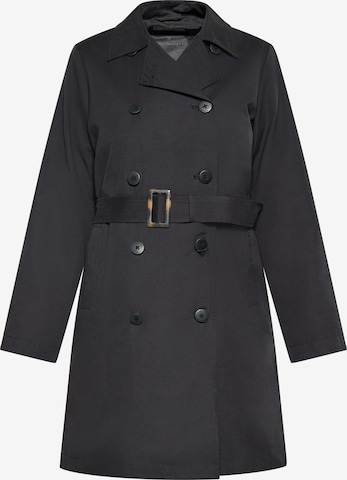 DreiMaster Klassik Between-seasons coat in Black: front