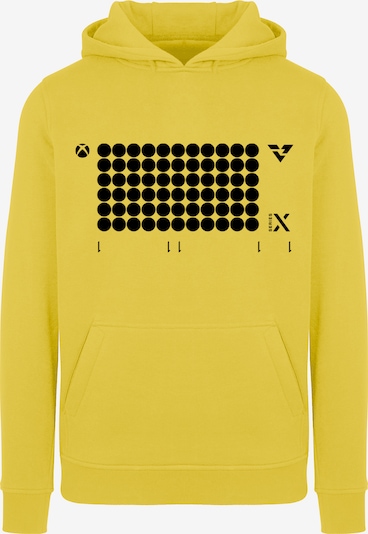 ABOUT YOU x XBOX Sweatshirt 'X Launch' in goldgelb / schwarz, Produktansicht