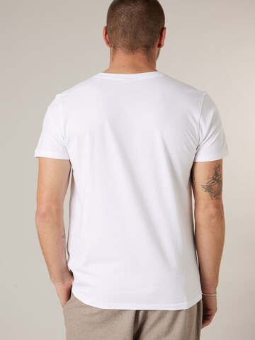 T-Shirt 'Shadow' Deeluxe en blanc