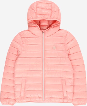 UNITED COLORS OF BENETTON Демисезонная куртка 'Impianto' в Ярко-розовый: спереди
