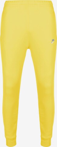 Pantalon 'Club Fleece' Nike Sportswear en jaune : devant