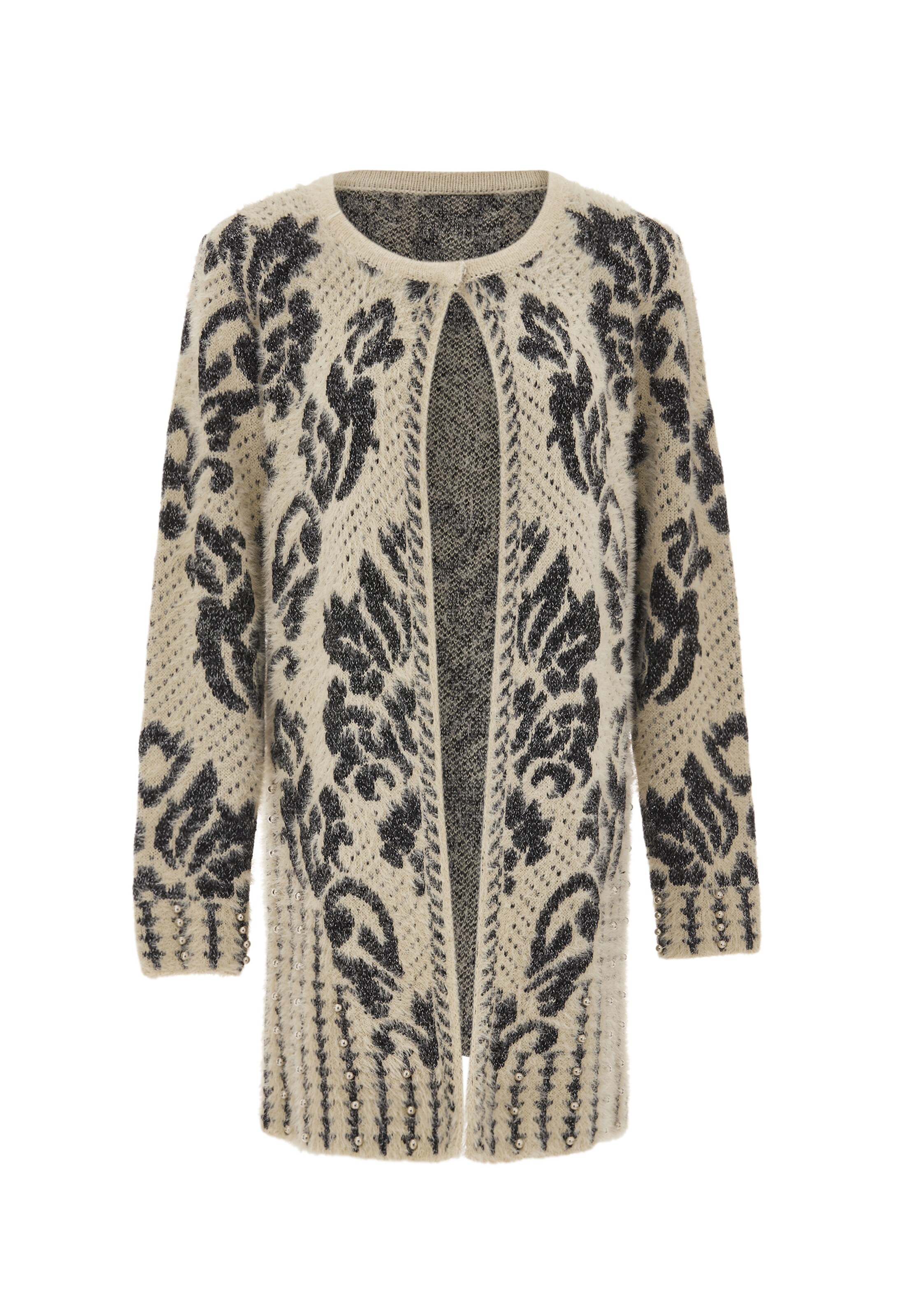 faina Вязаная кофта в Бежевый: спереди