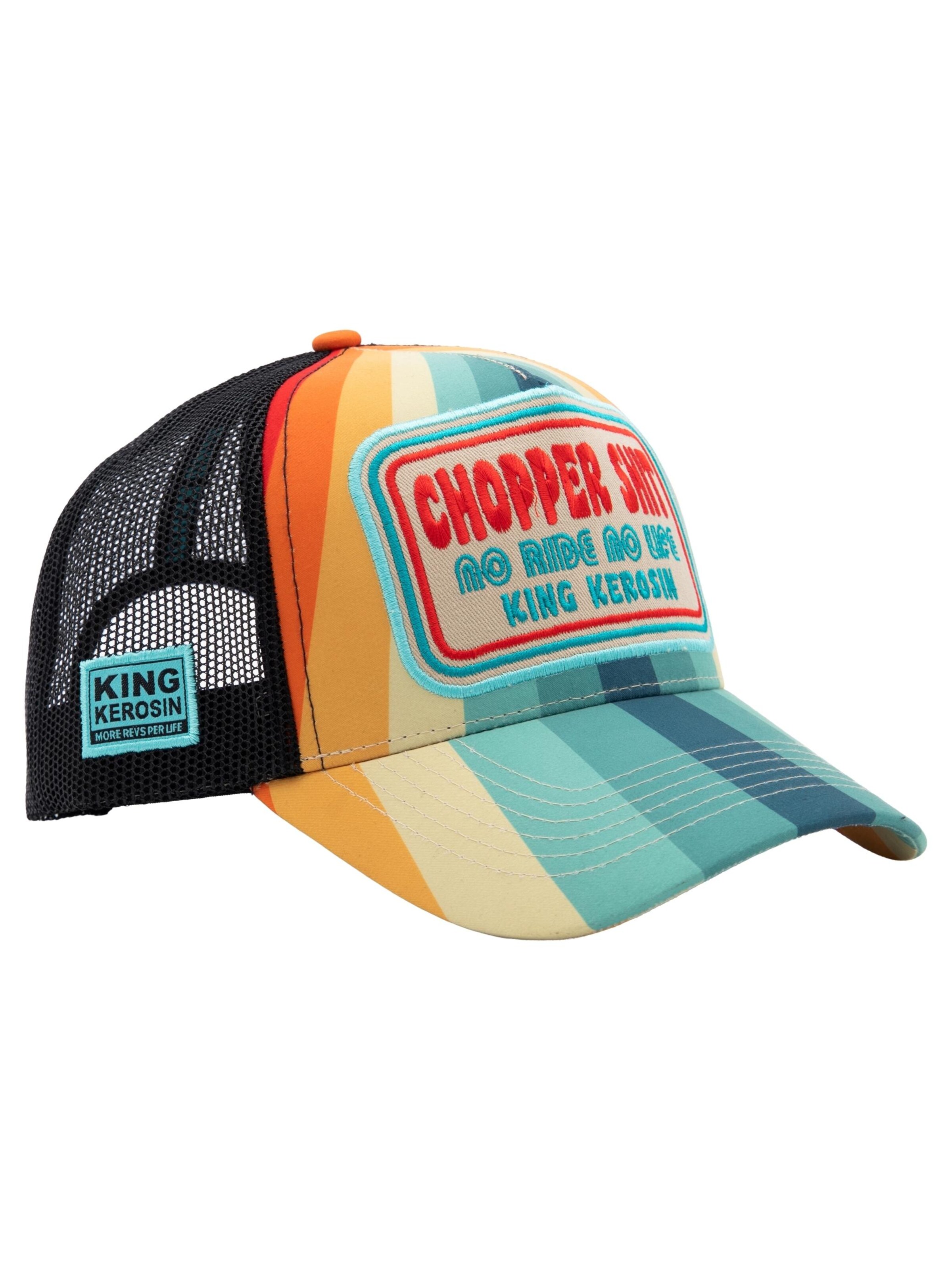 King Kerosin Cap 'Chopper Shit' in Blue