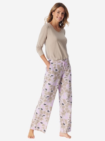 SCHIESSER Pajama pants ' Mix Relax ' in Purple