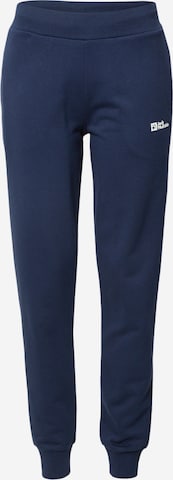 Regular Pantalon de sport JACK WOLFSKIN en bleu : devant