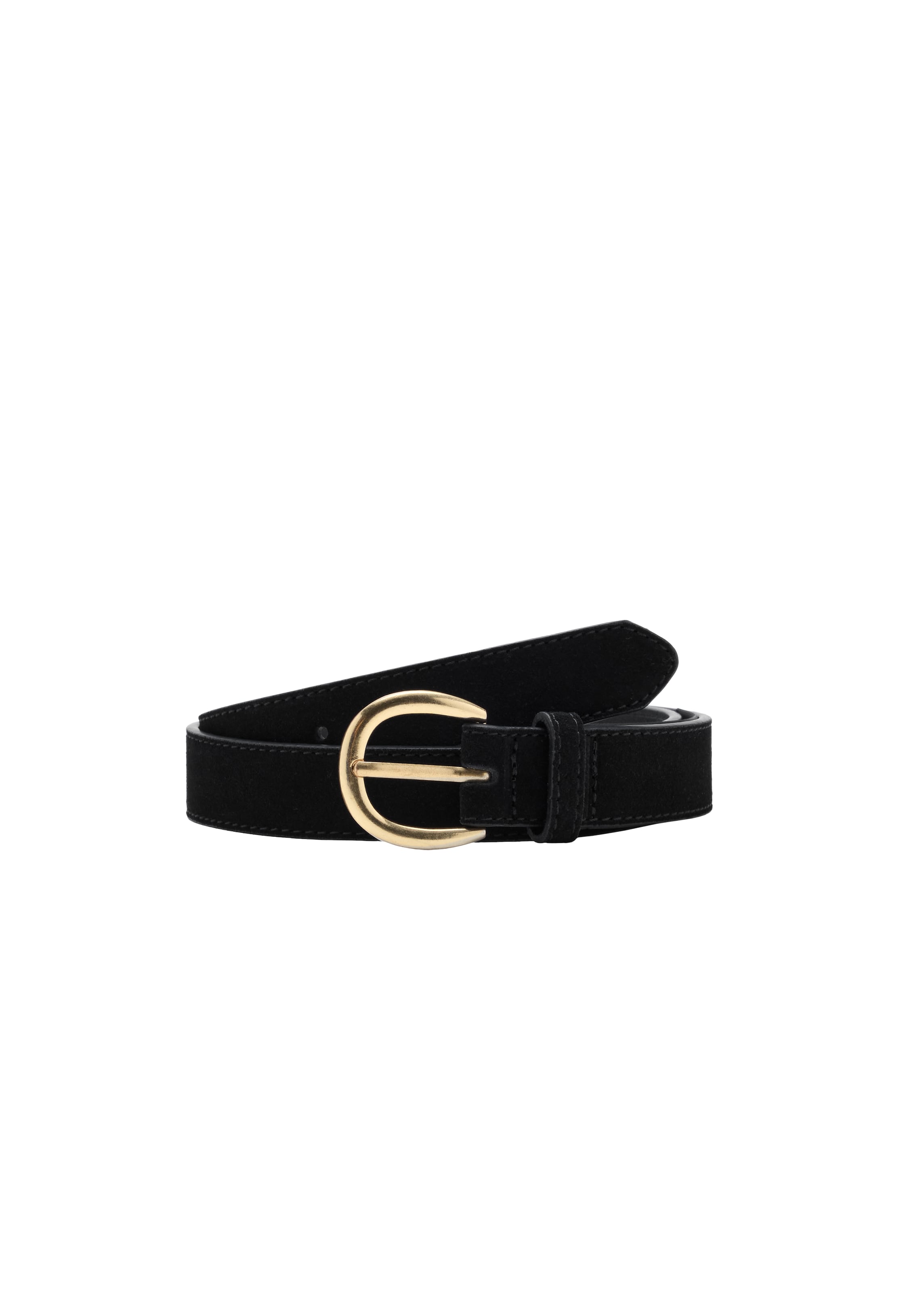 Ceinture 'KARINE' MANGO en noir : devant