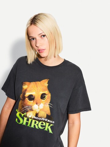 T-shirt 'SHREK' Bershka en gris