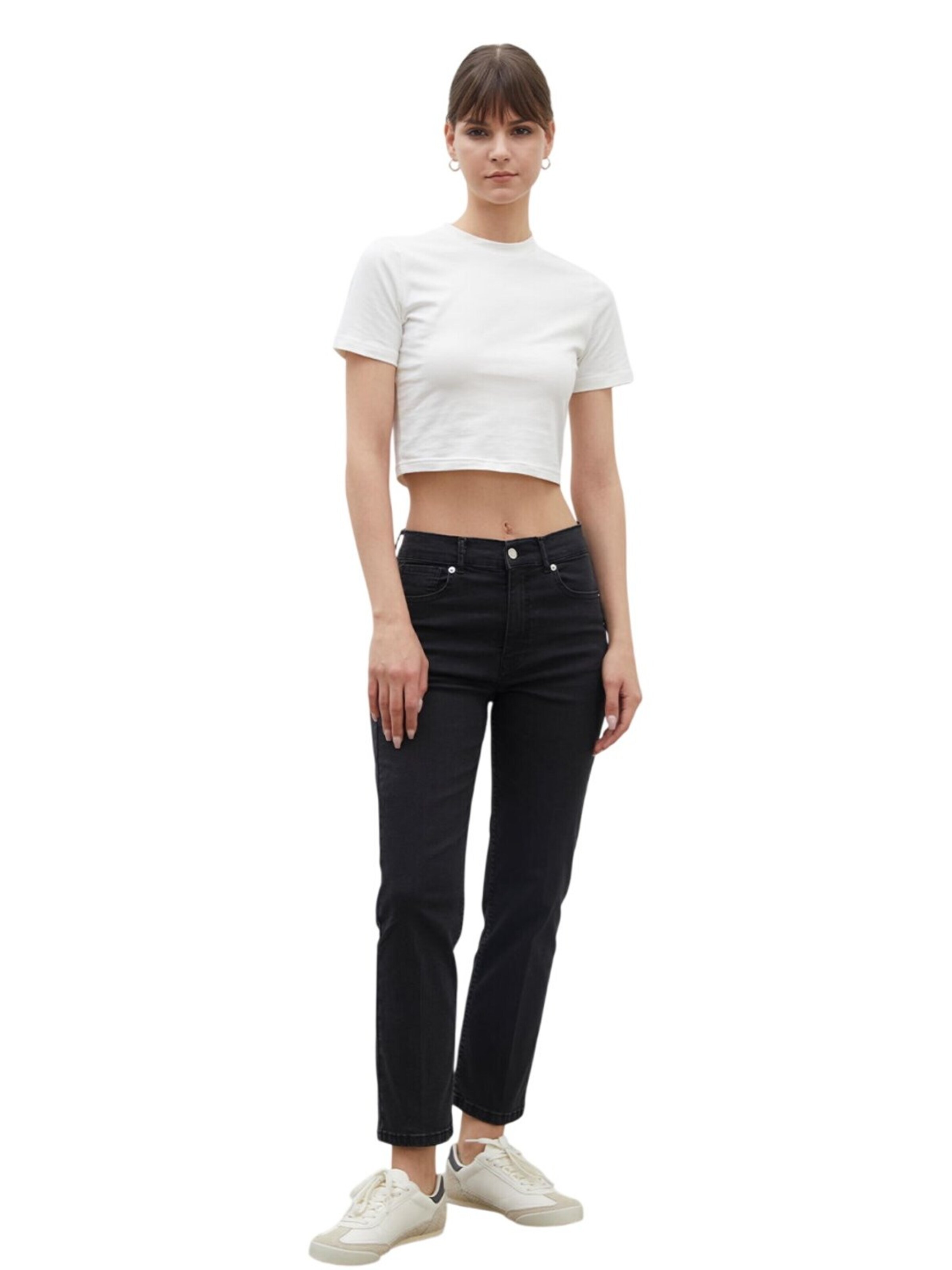 MANUKA Skinny Hose in Schwarz: Vorderseite