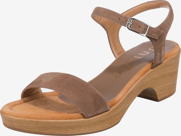 UNISA Strap Sandals 'Irita' in Brown: front
