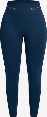 Smilodox Leggings ' Azura ' in Blau: Vorderseite