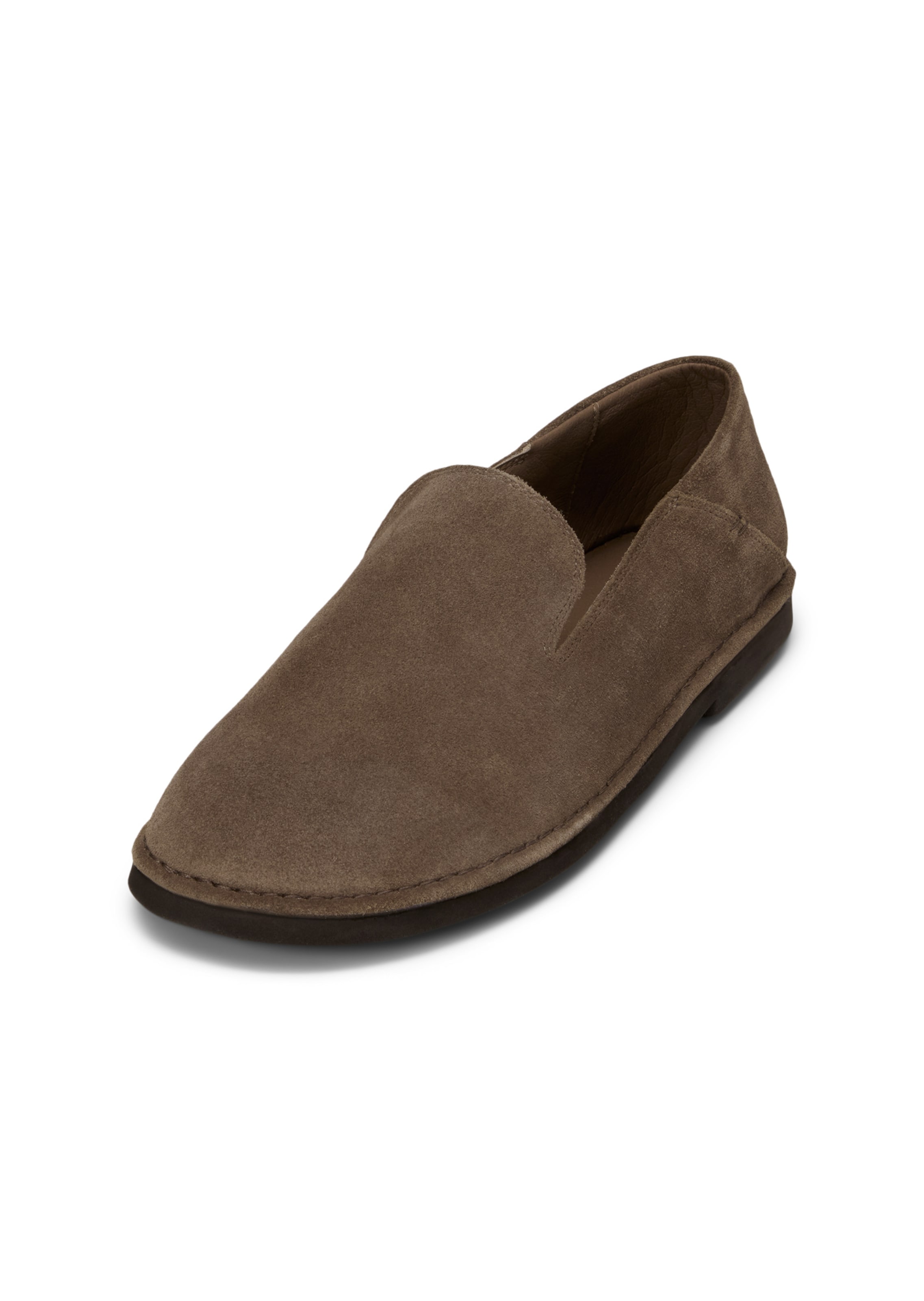 Marc O'Polo Slip-ons in Brown: front