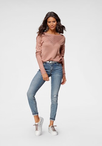 LAURA SCOTT Pullover in Pink