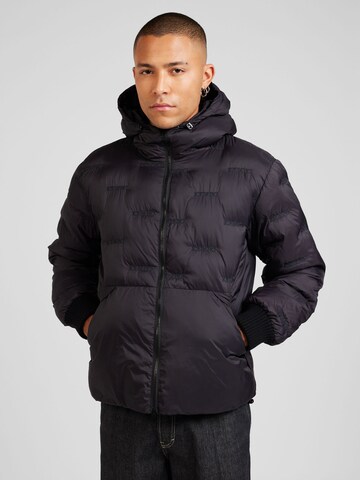 Veste mi-saison ICEBERG en noir : devant
